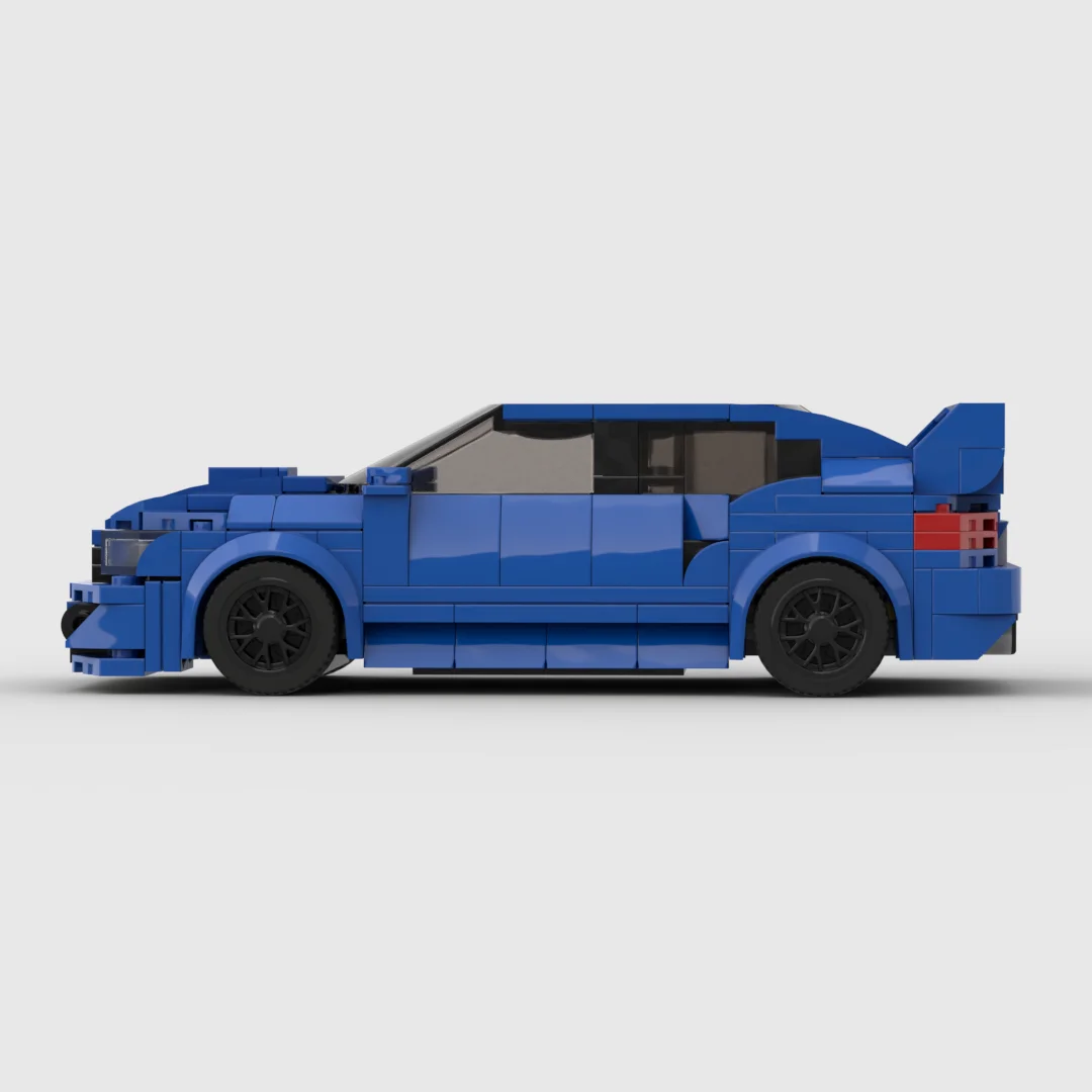 MOC Subaru WRX STI – klocki 303 elementy, legendarny, sportowy model do składania