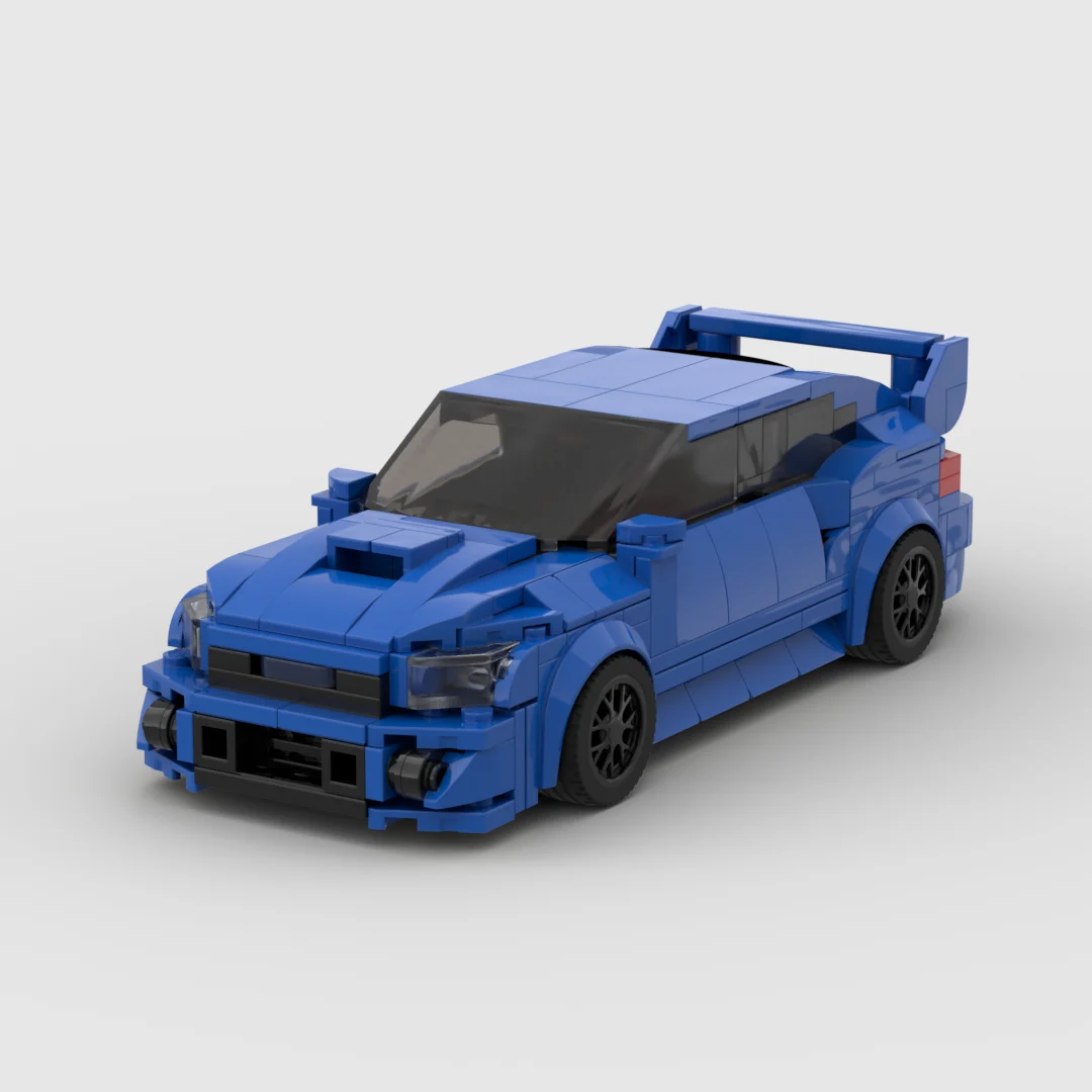 MOC Subaru WRX STI – klocki 303 elementy, legendarny, sportowy model do składania