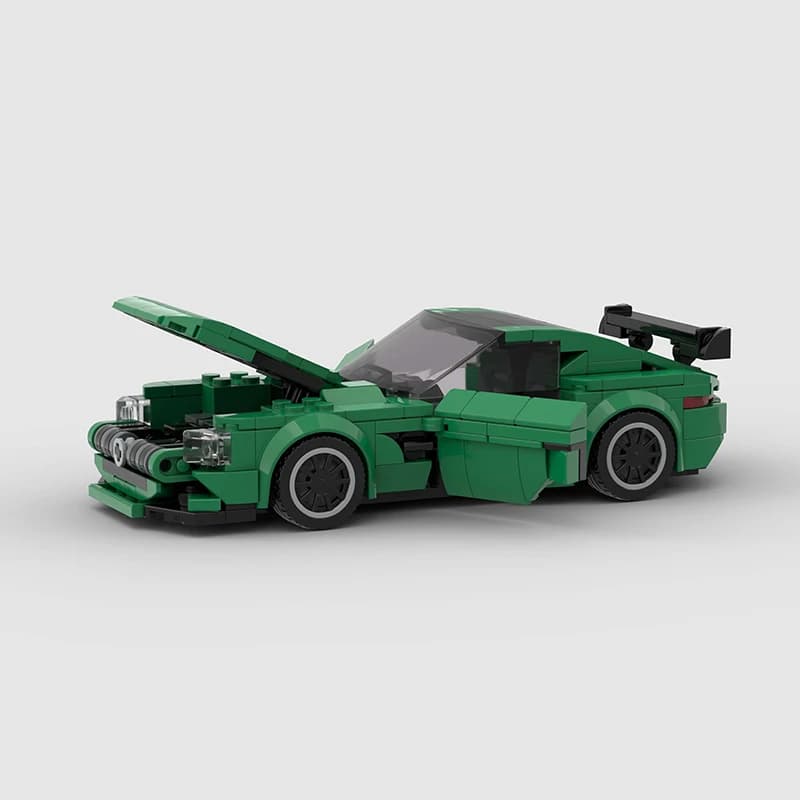 MOC Mercedes AMG GT R – sportowy model z klocków inspirowany torową legendą AMG. Satysfakcja ze składania i efektowny model do kolekcji lub na prezent.
