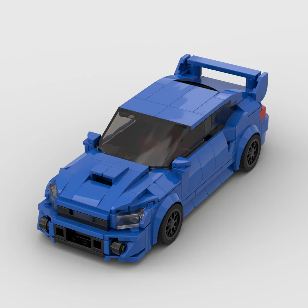 MOC Subaru WRX STI – klocki 303 elementy, legendarny, sportowy model do składania