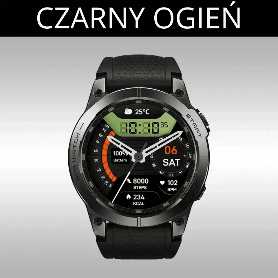 Zeblaze Stratos 3 Pro to smartzegarek z ekranem AMOLED 1.43", GPS i rozmowami Bluetooth. Wygodny do treningu i na co dzień, także jako bezpieczny prezent.