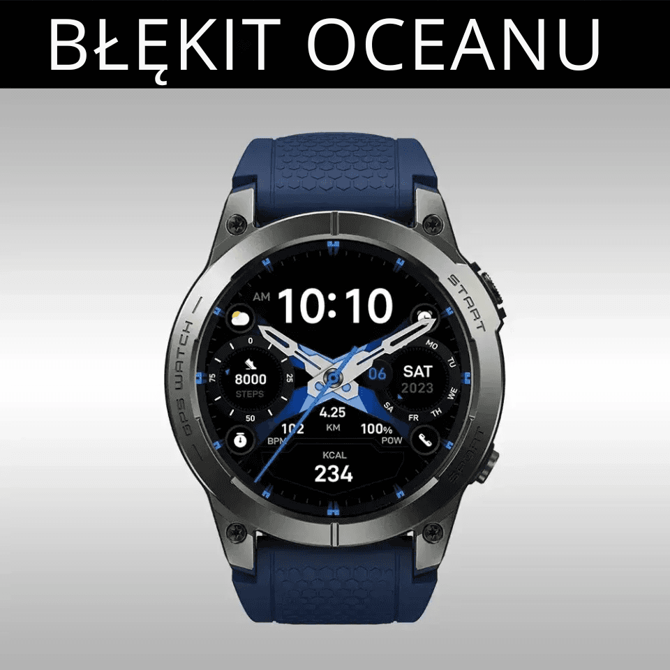Zeblaze Stratos 3 Pro to smartzegarek z ekranem AMOLED 1.43", GPS i rozmowami Bluetooth. Wygodny do treningu i na co dzień, także jako bezpieczny prezent.