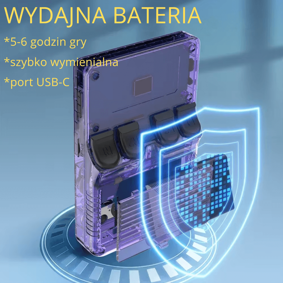 Konsola przenośna R36 – kompaktowa forma, ekran IPS, do grania i na prezent.