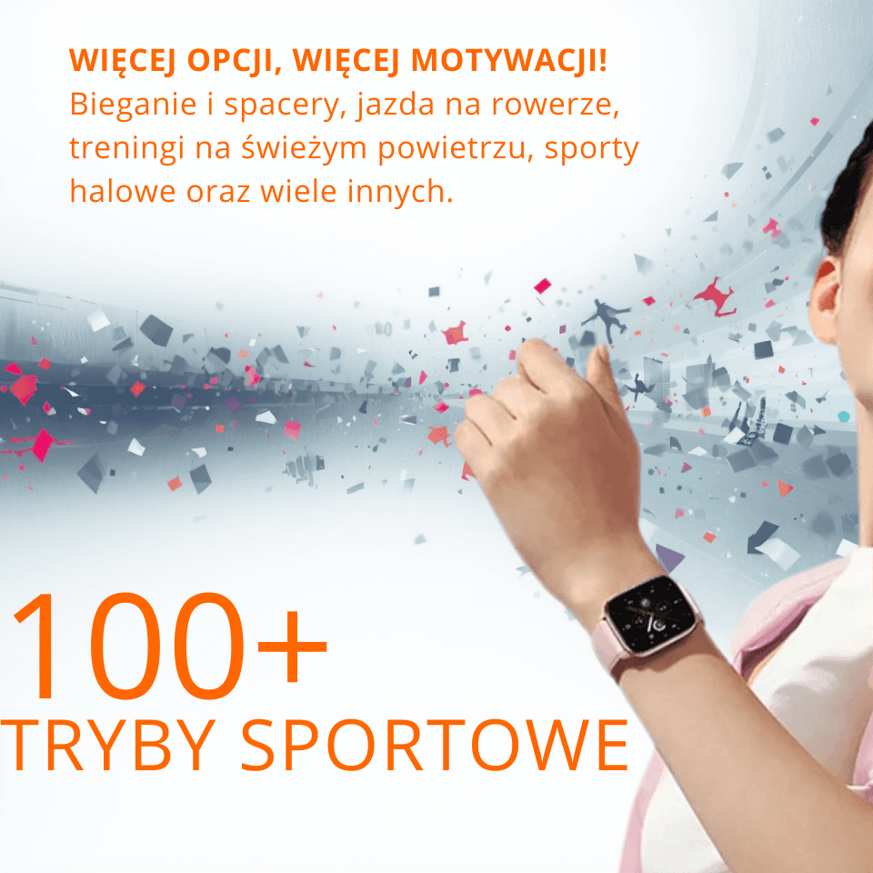 Smukły smartwatch z ekranem AMOLED do codziennego użytkowania, monitorowania aktywności i powiadomień. Sprawdzi się również jako bezpieczny wybór prezentowy.